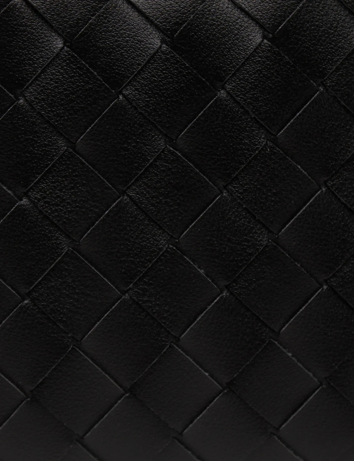 Woven Dumpling Bag | Black