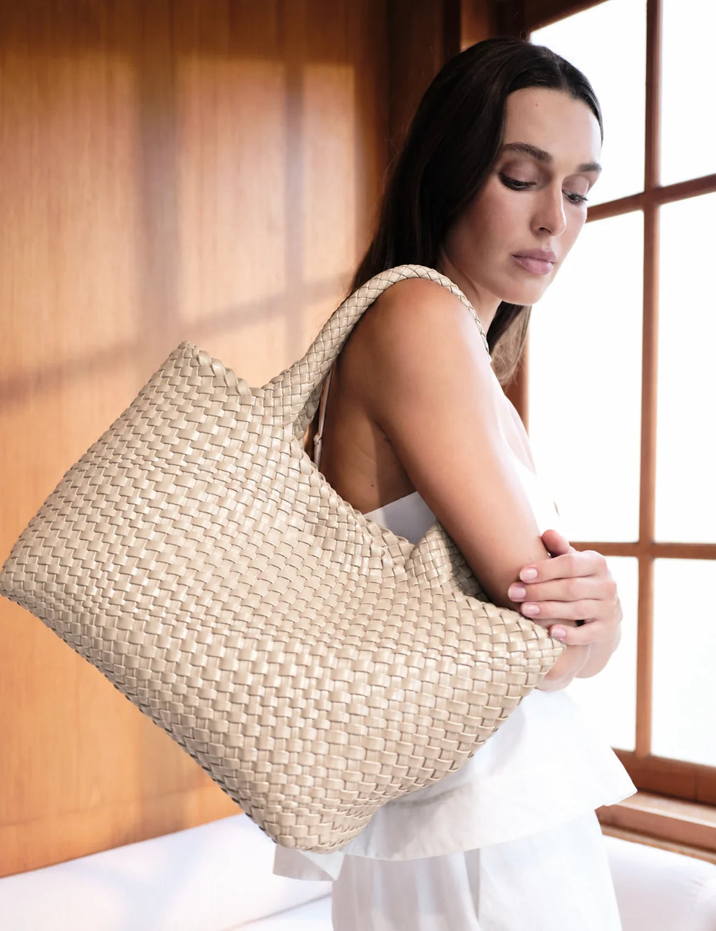 Woven Tote | Cream