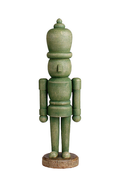 Green Wood-Look Toy Soldier | Large