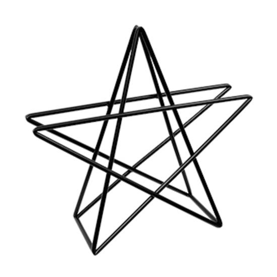 Metal Wire Star | Black