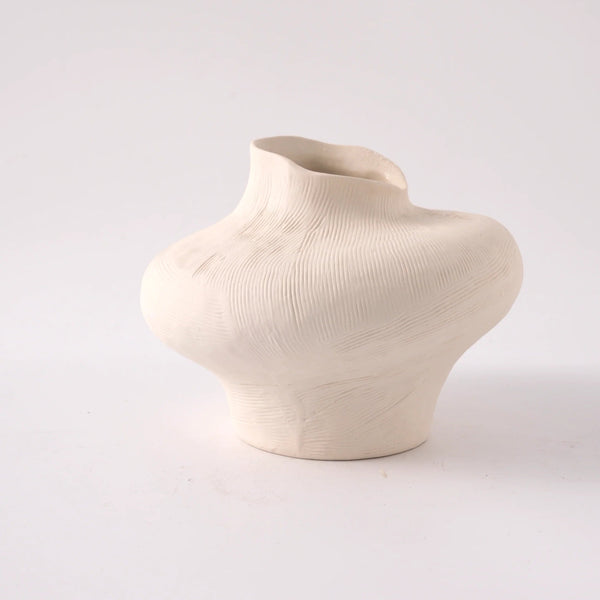 Teana Vase | Ivory