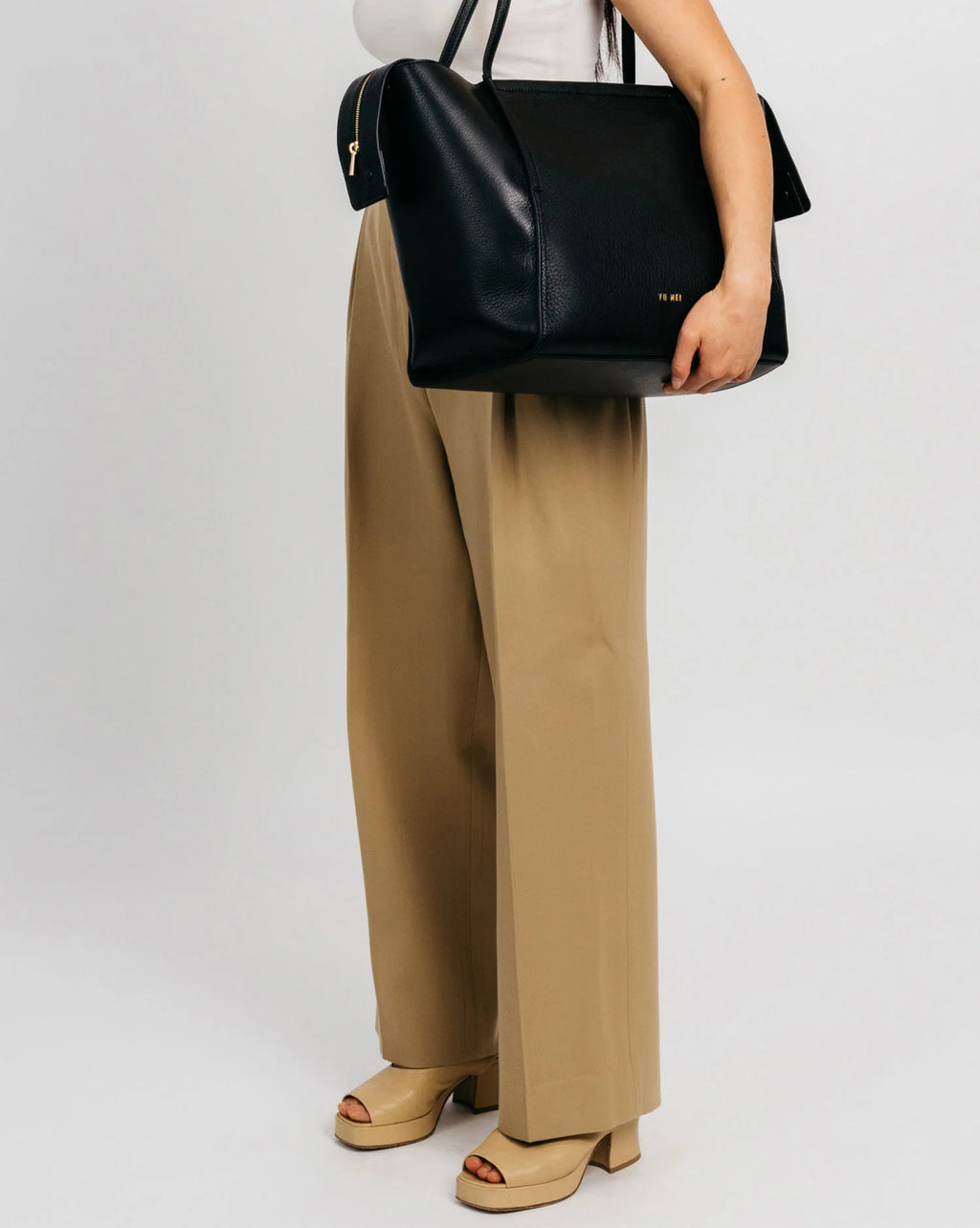 Claudia Tote | Black Deer Nappa