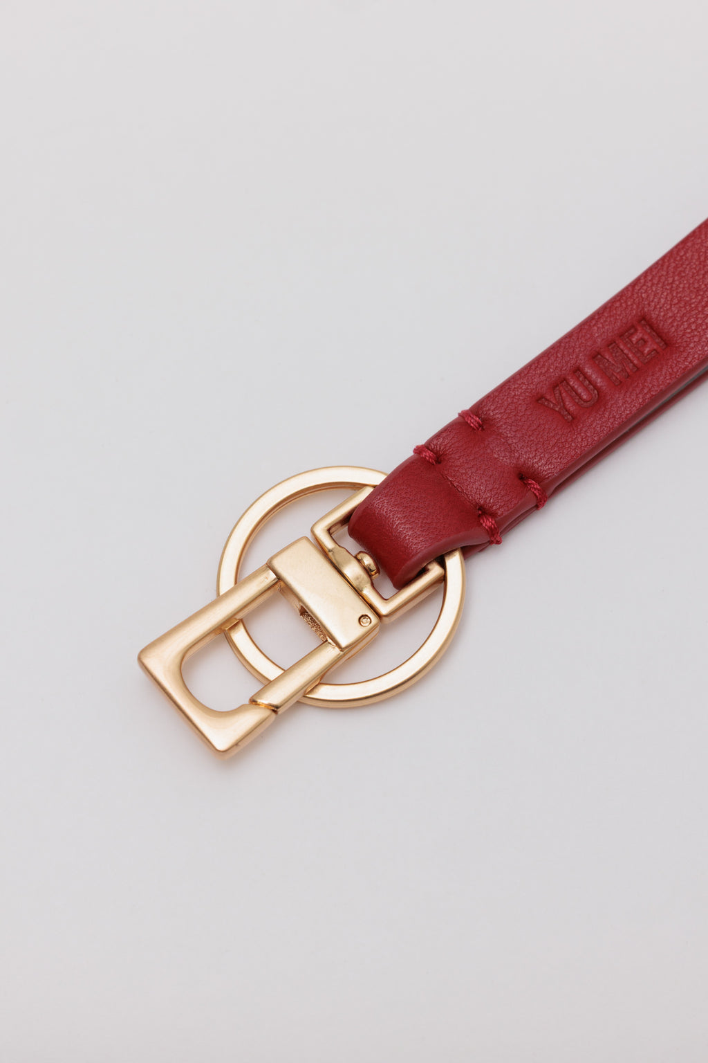 Yu Mei Key Fob | Lobster Red Lambskin
