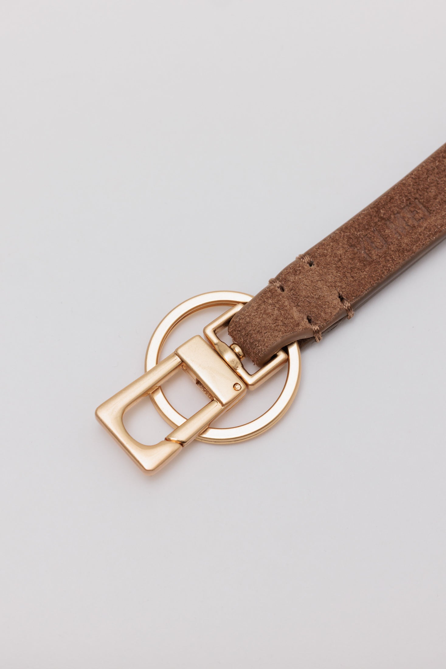 Yu Mei Key Fob | Sand Stone Suede