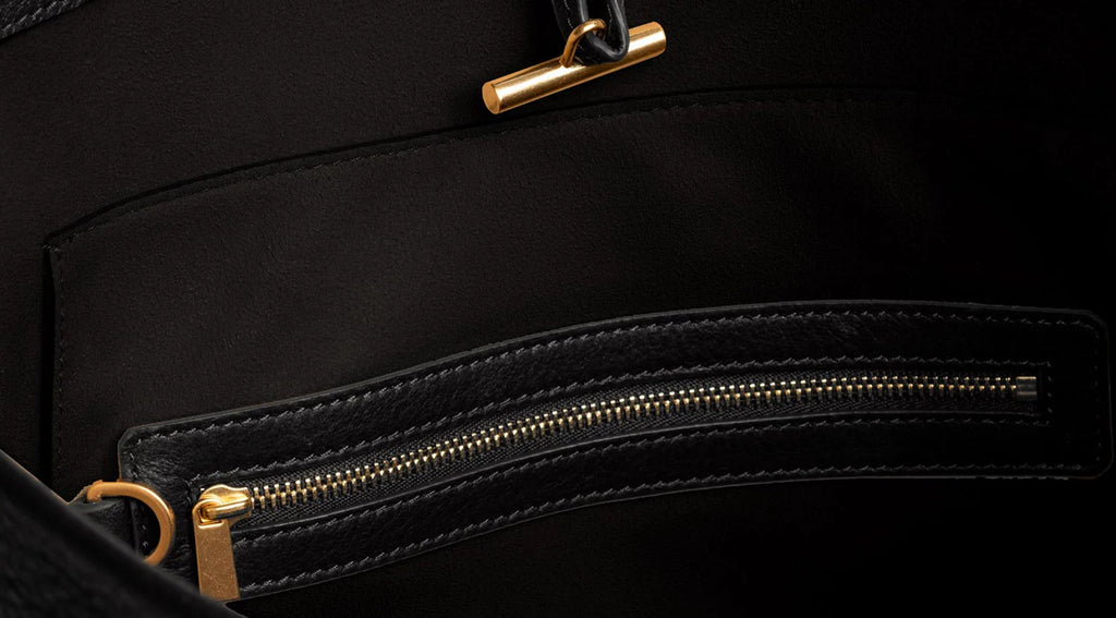 Teresa Tote | Black Deer Nappa