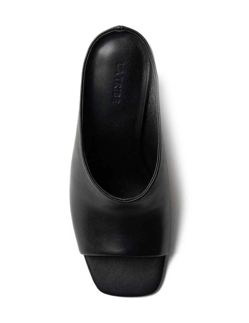 Zoe Open Toe Mule | Black