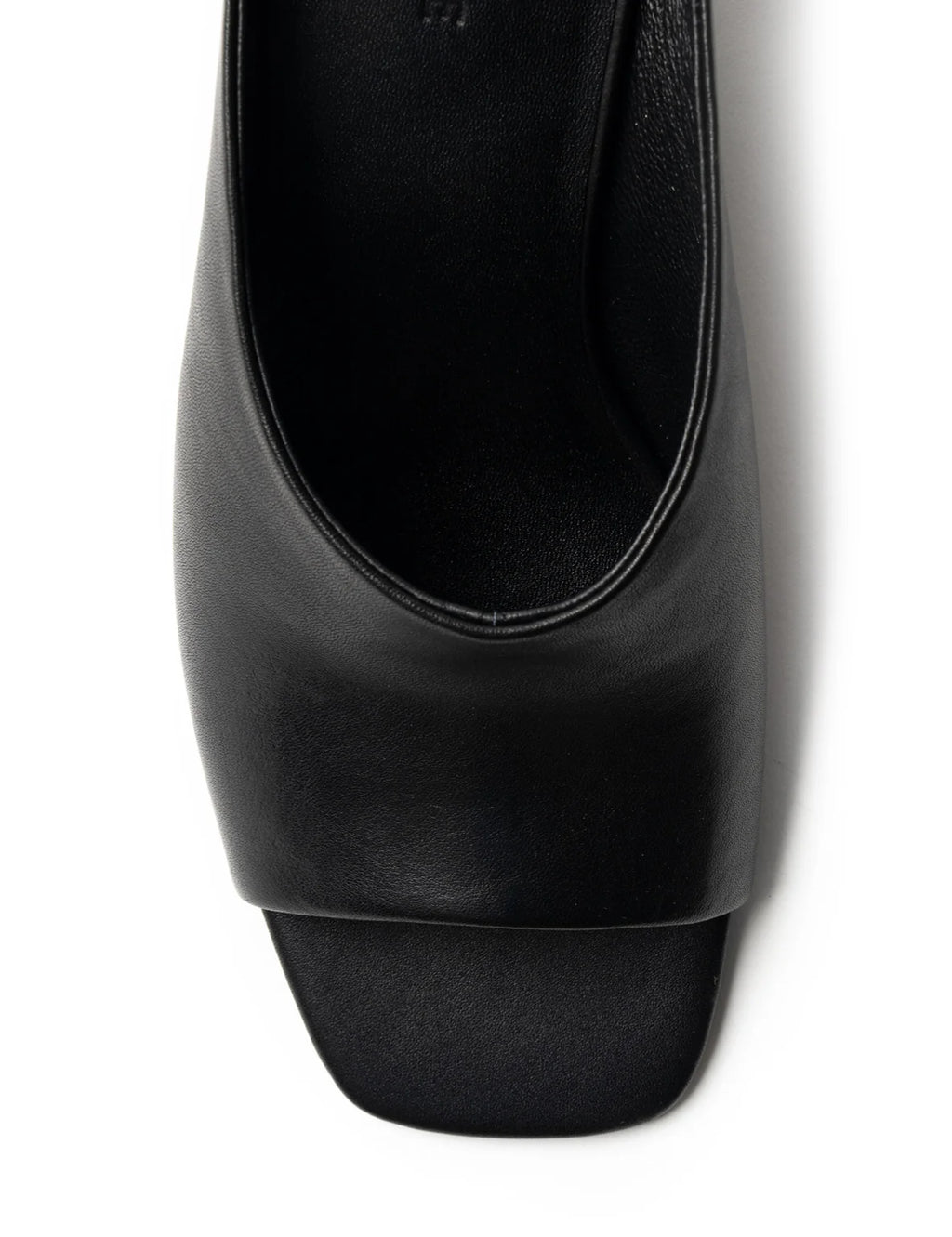 Zoe Open Toe Mule | Black