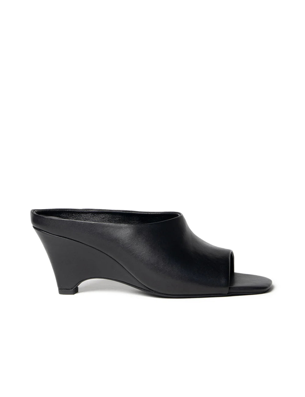 Zoe Open Toe Mule | Black