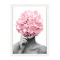 Flower Bomb Print | A3 White Framed