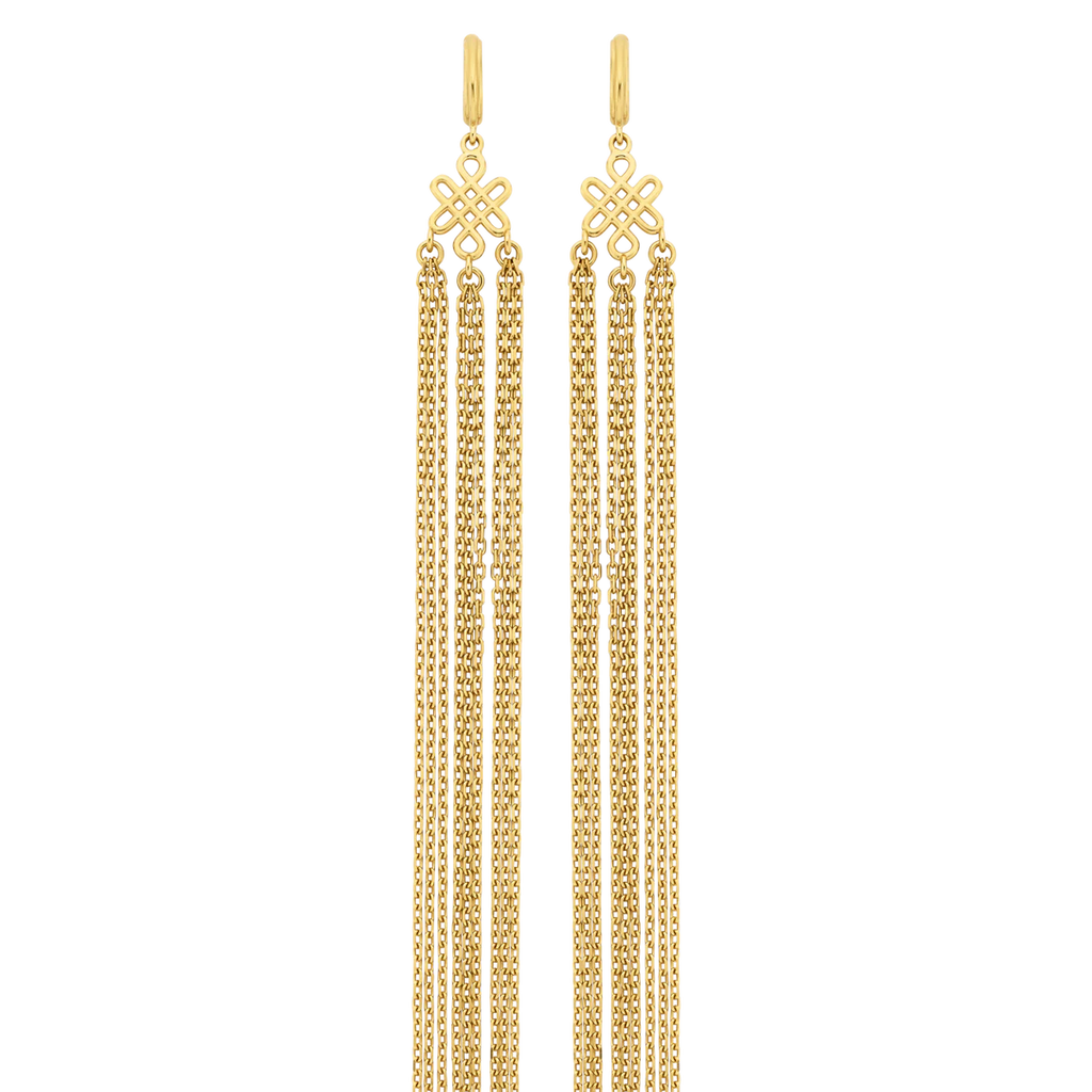 Aria Earrings | 22k Gold Plate