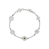 Aura Bracelet | Sterling Silver & Chrome Diopside