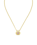 Ayla Necklace | 22k Gold Vermeil | Lavender Quartz