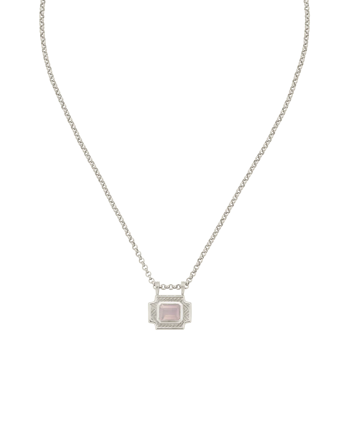 Ayla Necklace | 925 Sterling Silver | Lavender Quartz