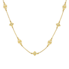 Ayllu Necklace | 22k Gold Plate | White Zircon