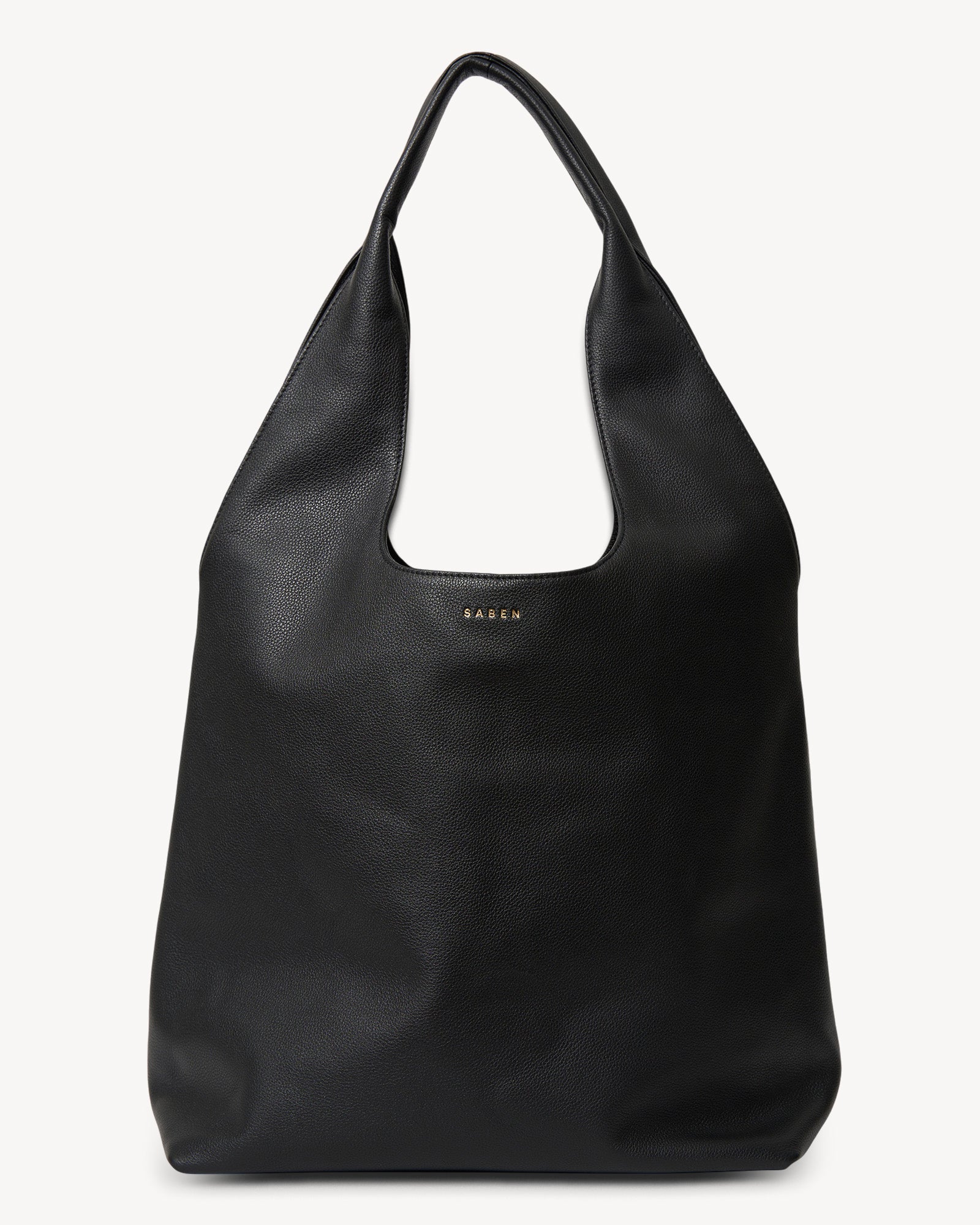 Knox Shoulder Bag | Black Lightly Milled