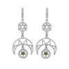 Balance Earrings | Sterling Silver & Chrome Diopside