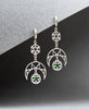 Balance Earrings | Sterling Silver & Chrome Diopside