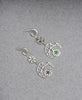 Balance Earrings | Sterling Silver & Chrome Diopside