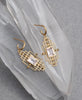 Bliss Earrings | 22k Gold Plate & Rose Quartz