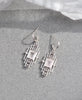 Bliss Earrings | Sterling Silver & Rose Quartz