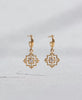 Centred Earrings | 22k Gold Plate