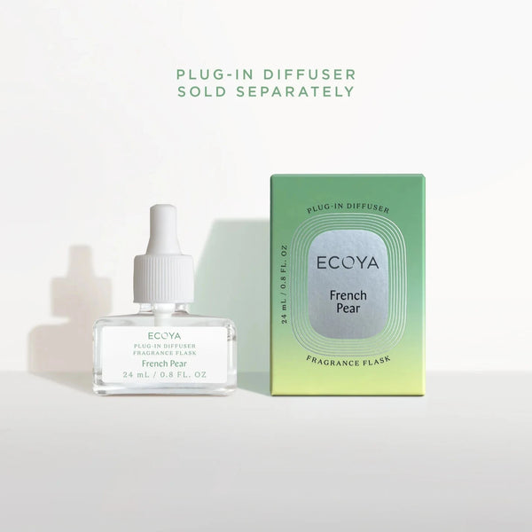 Ecoya Plug-In Diffuser Fragrance Flask | French Pear