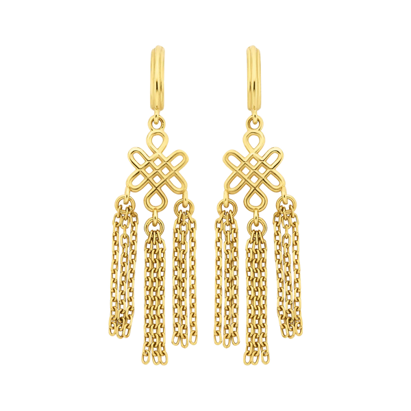 Ether Earrings | 22k Gold Plate