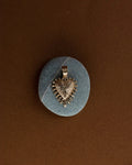 Heart Rays Charm | 22k Gold Vermeil