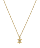 Inti Necklace | 22K Gold Plate | Peach Zircon