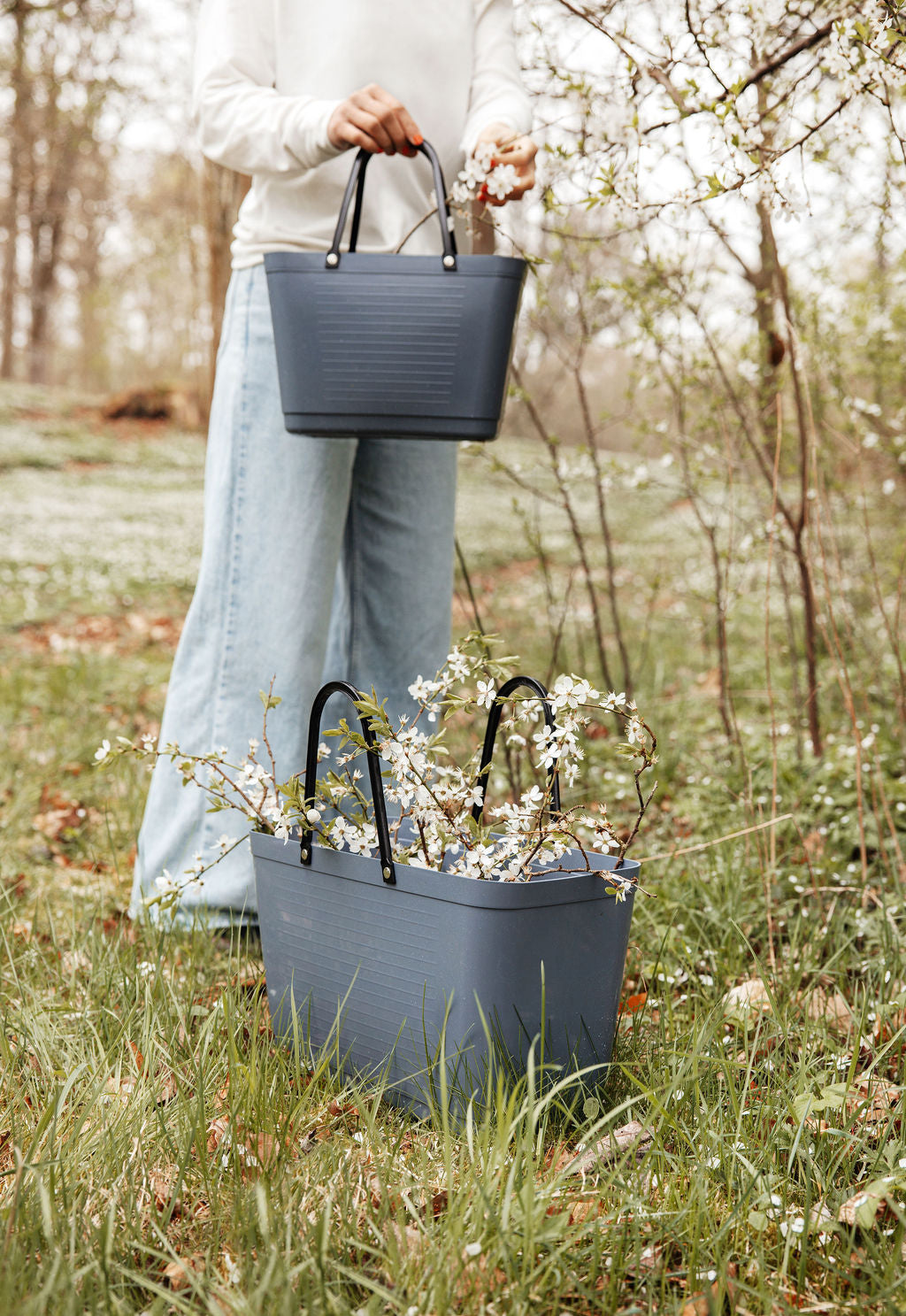 Hinza Bag | Large | Pigeon Blue