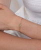 Manuka Bracelet | 22k Gold Plate & White Zircon
