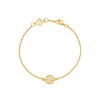 Manuka Bracelet | 22k Gold Plate & White Zircon