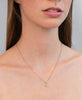 Manuka Necklace | 22k Gold Plate & White Zircon