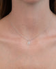 Manuka Necklace | Sterling Silver & White Zircon