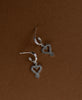 Mini Gypsy Heart Earrings | Sterling Silver