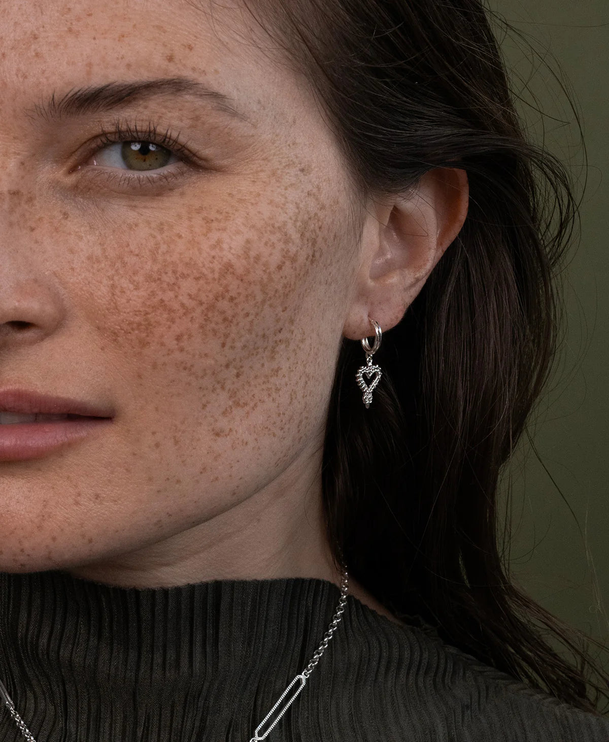 Mini Gypsy Heart Earrings | Sterling Silver