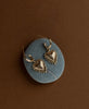 Mini Heart Rays Earrings | 22k Gold Vermeil
