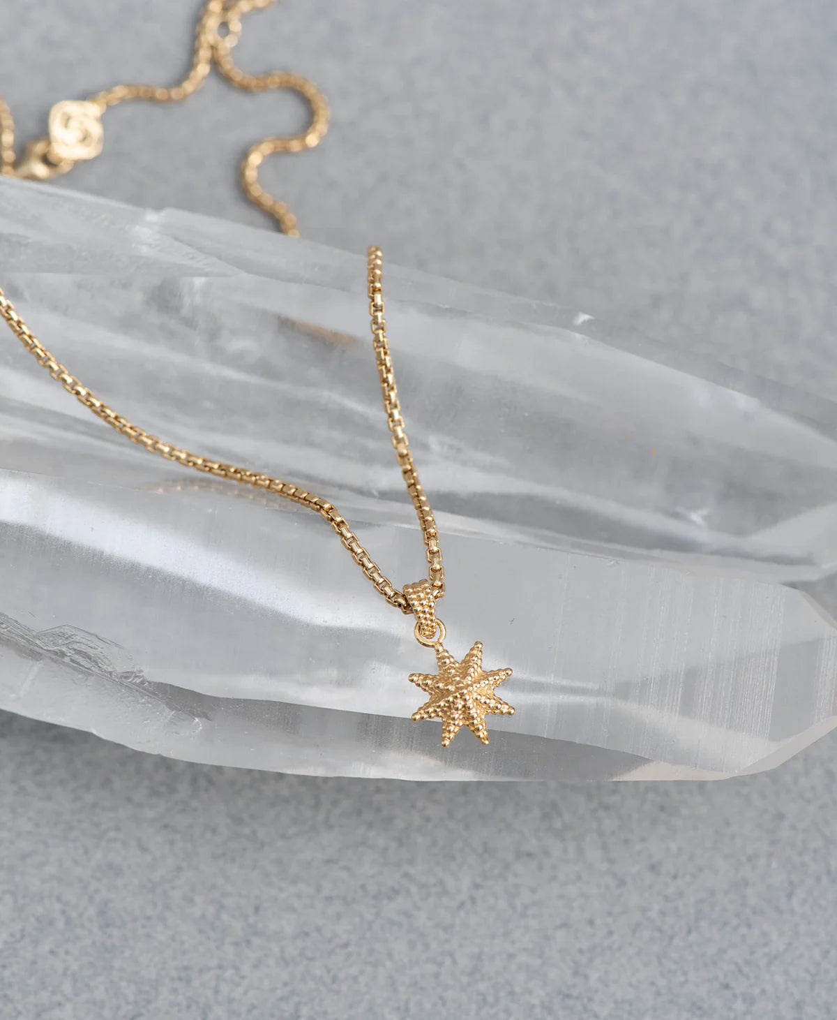 Morning Star Necklace | 22k Gold Plate