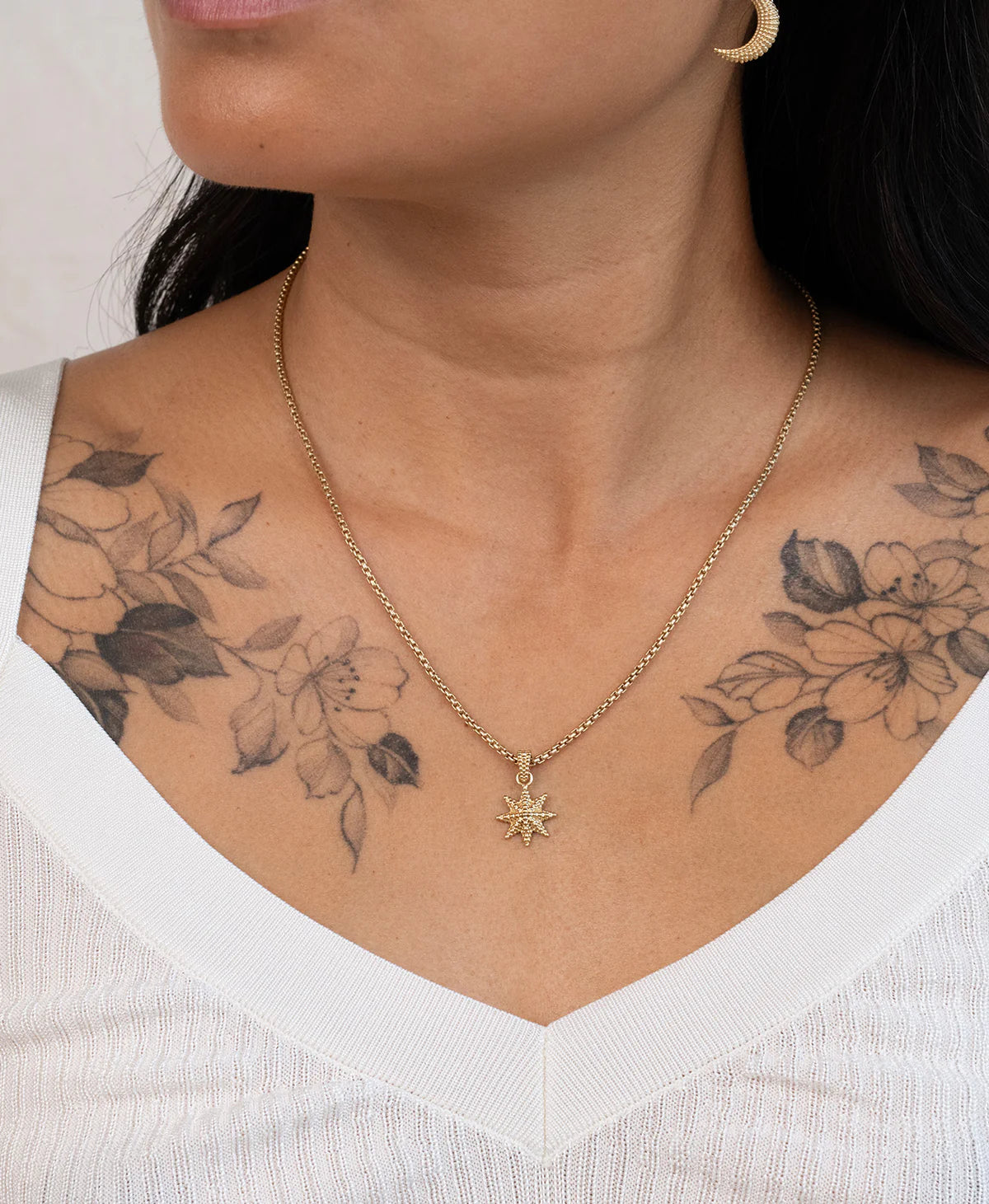 Morning Star Necklace | 22k Gold Plate