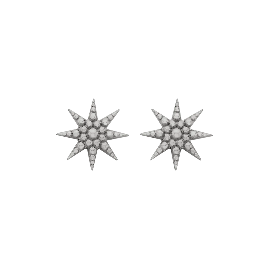 Morning Star Stud | Sterling Silver
