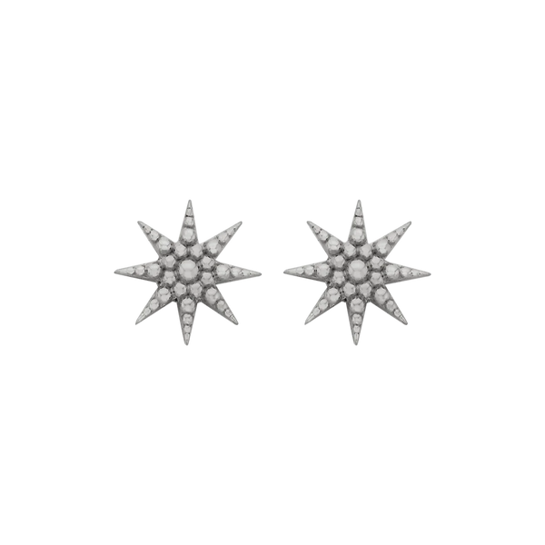 Morning Star Stud | Sterling Silver