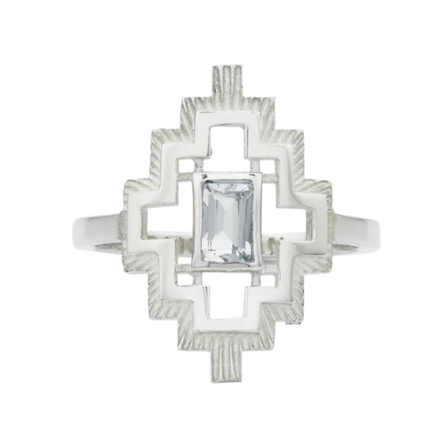 Munay Ring | Sterling Silver | Aquamarine