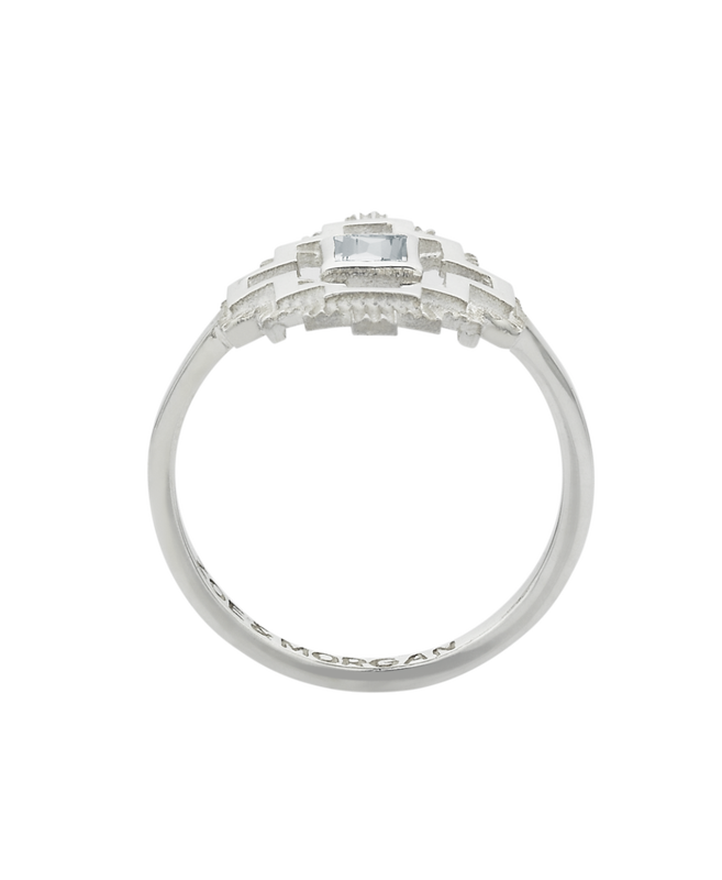 Munay Ring | Sterling Silver | Aquamarine