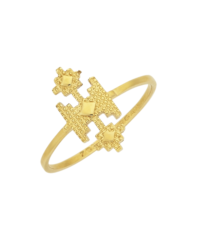 Pisac Ring | 22k Gold Plate