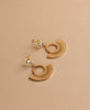 Pocket Full Of Sunshine Earrings | 22k Gold Vermeil & Aquamarine