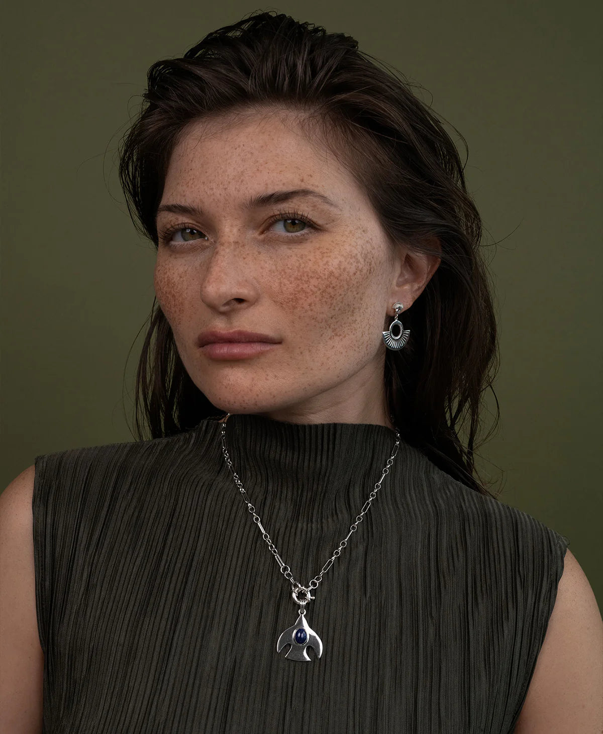 Pocket Full Of Sunshine Earrings | Sterling Silver & Aquamarine