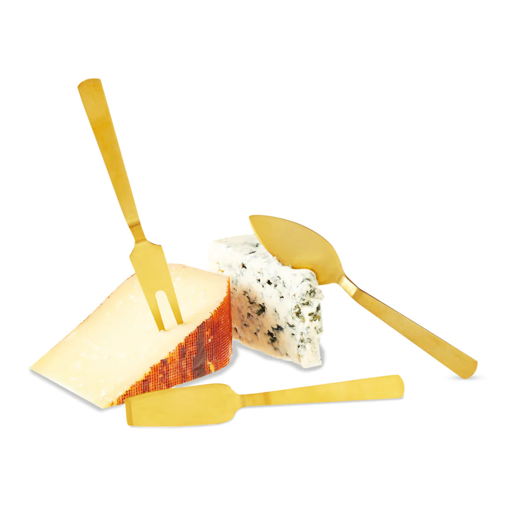 Cheese Knife Set | Gold