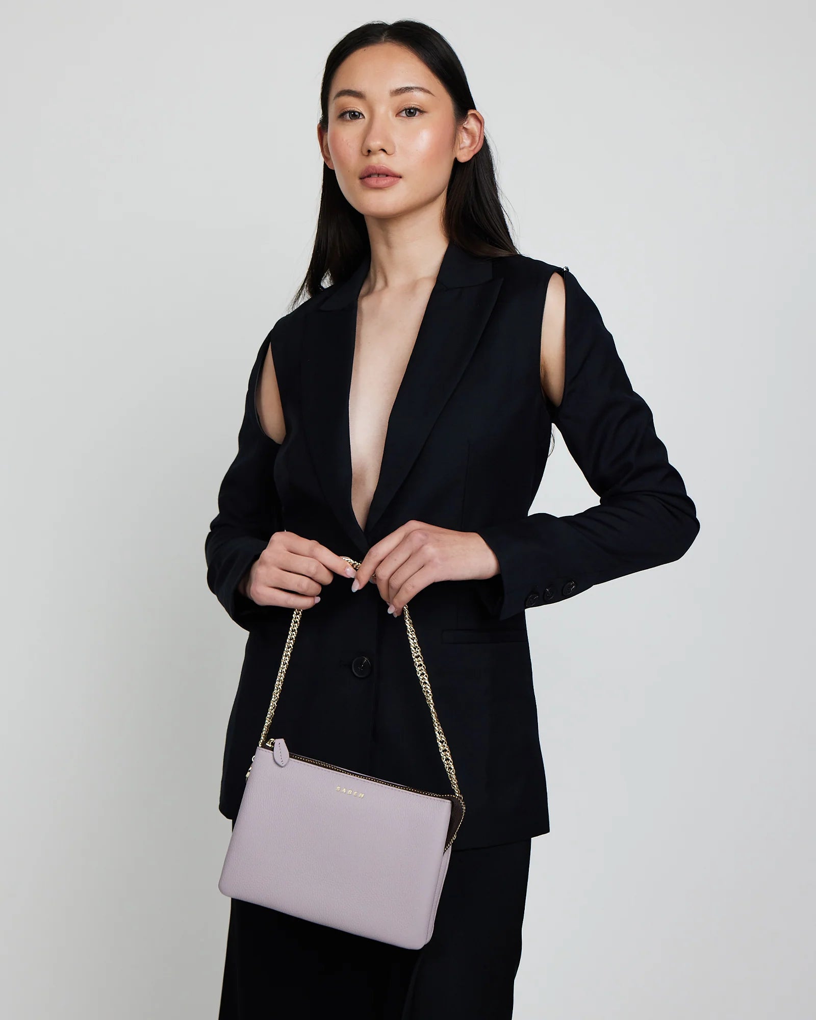 Feature Shoulder Strap | Gold Curb Chain