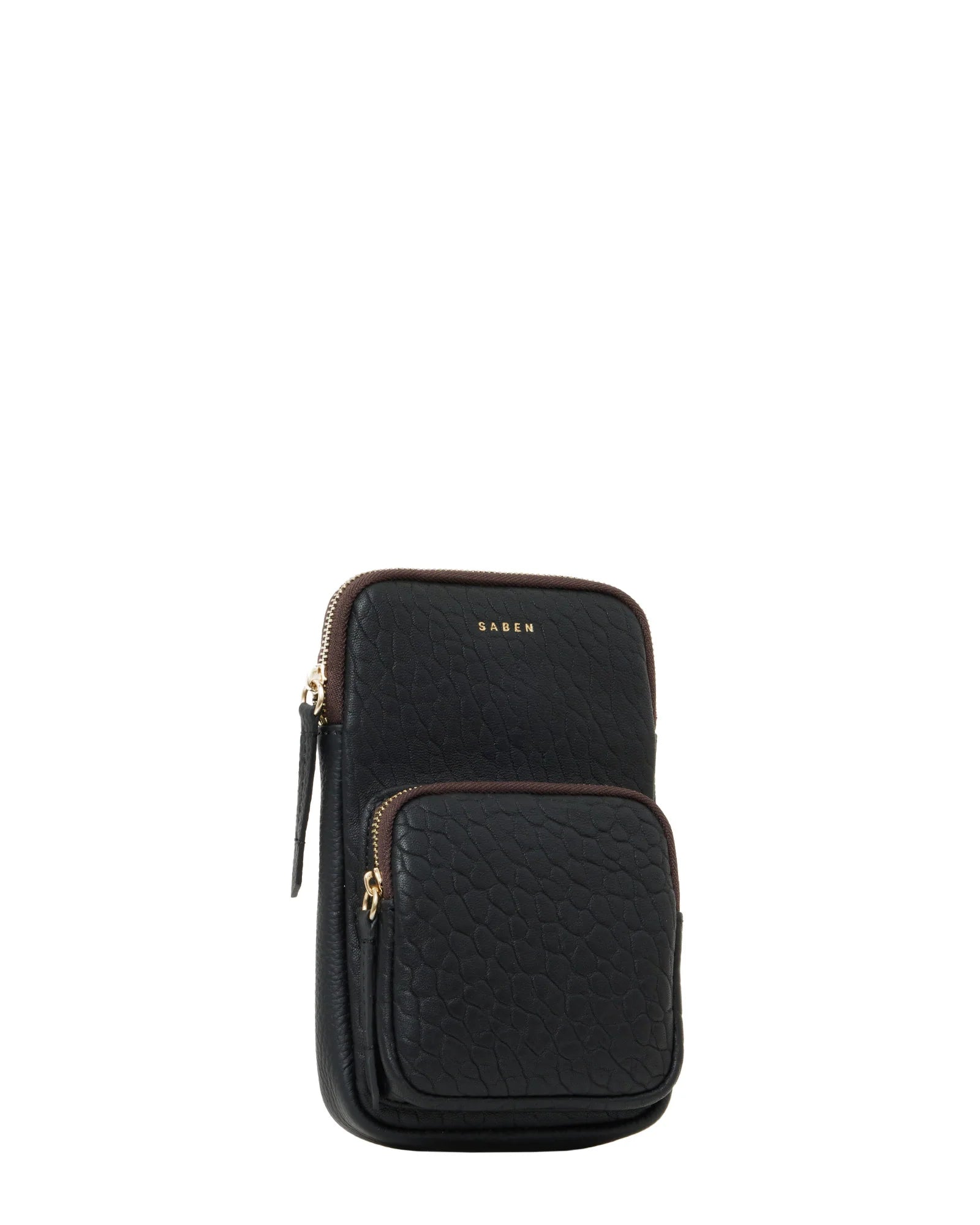 Nikko Pocket Phone Sling | Black Bubble