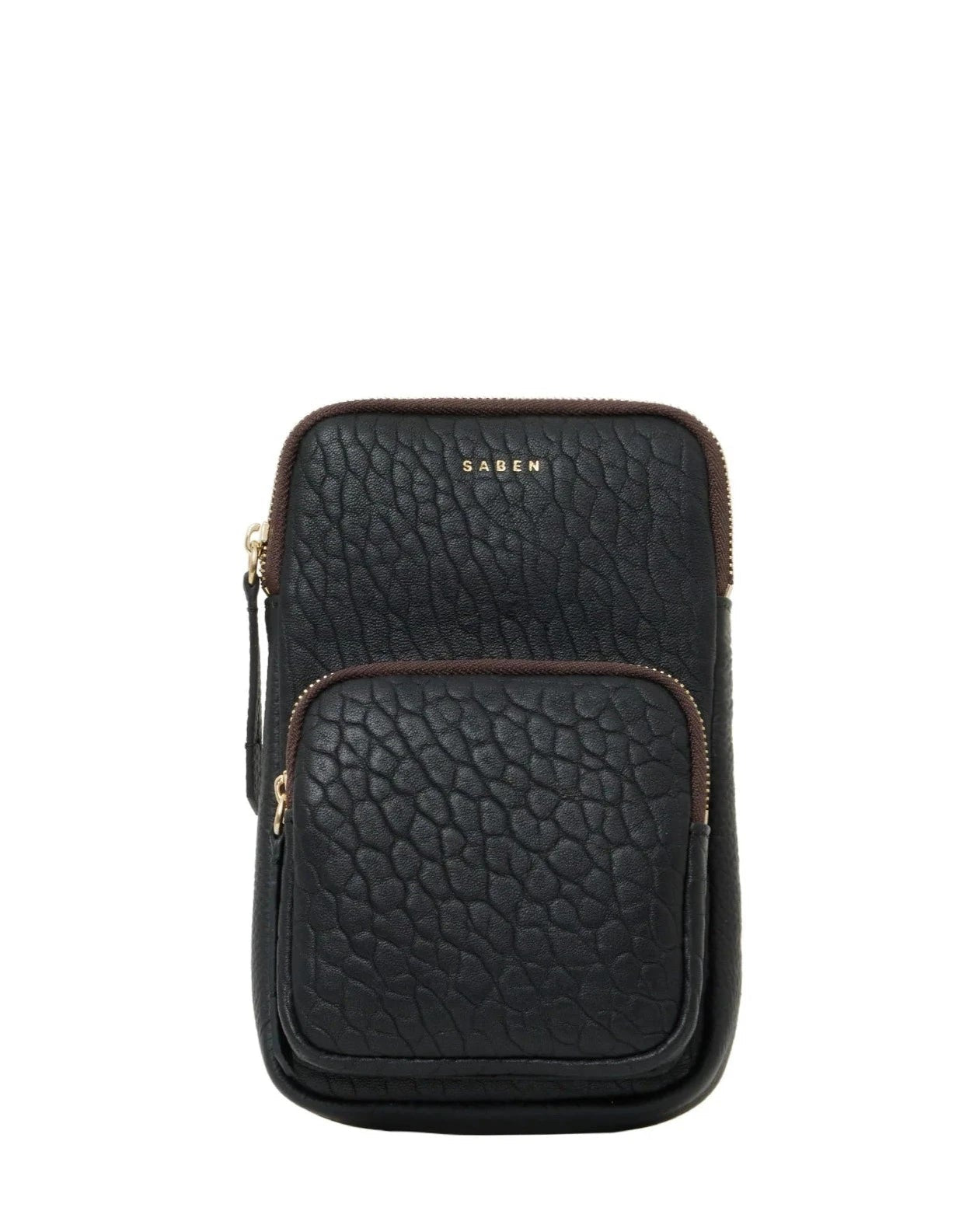 Nikko Pocket Phone Sling | Black Bubble